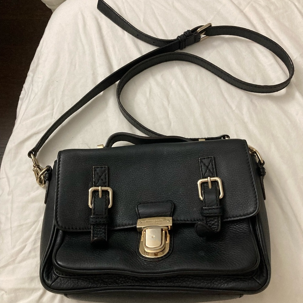 Kate Spade Lola Avenue Pebbled Leather Messenger Bag